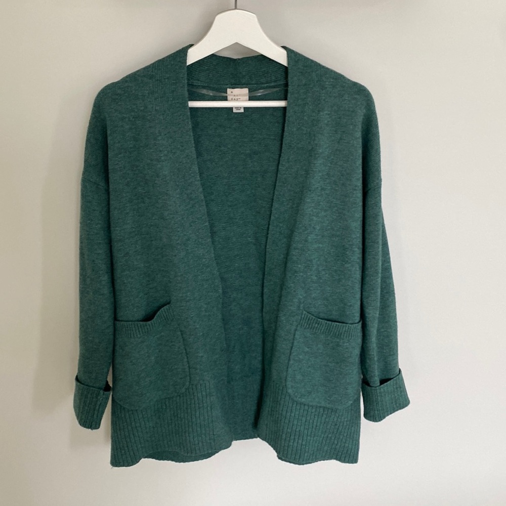 A new day cardigan from target.! Size small!  Very pretty green color